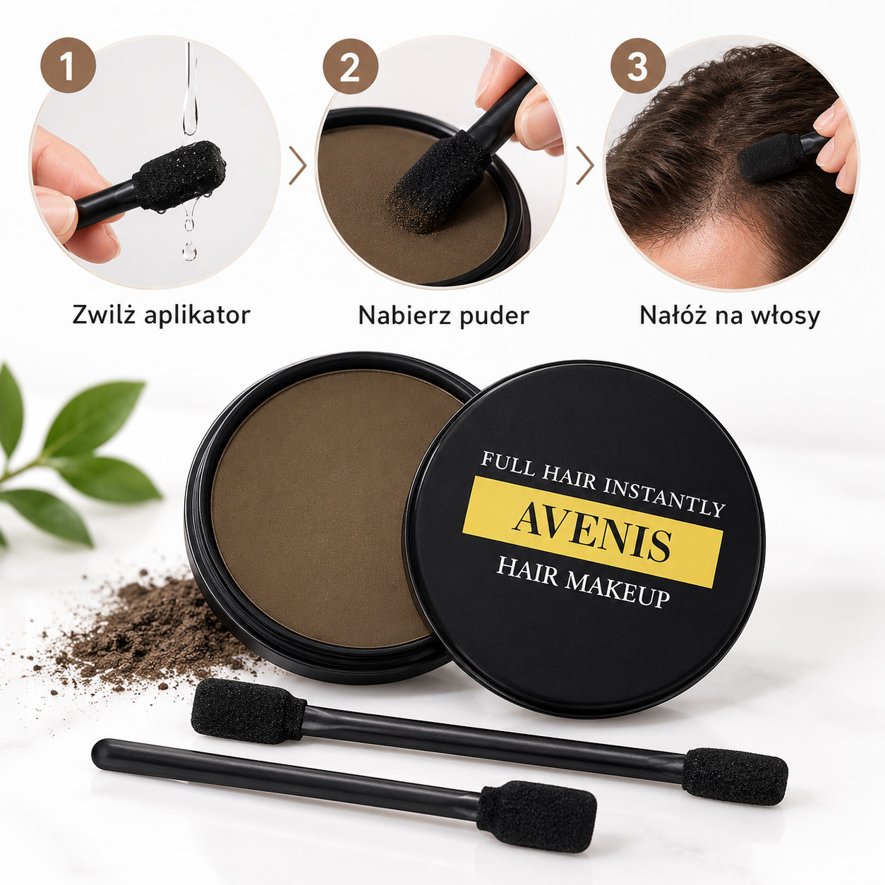Sposób użycia Avenis Hair MakeUp